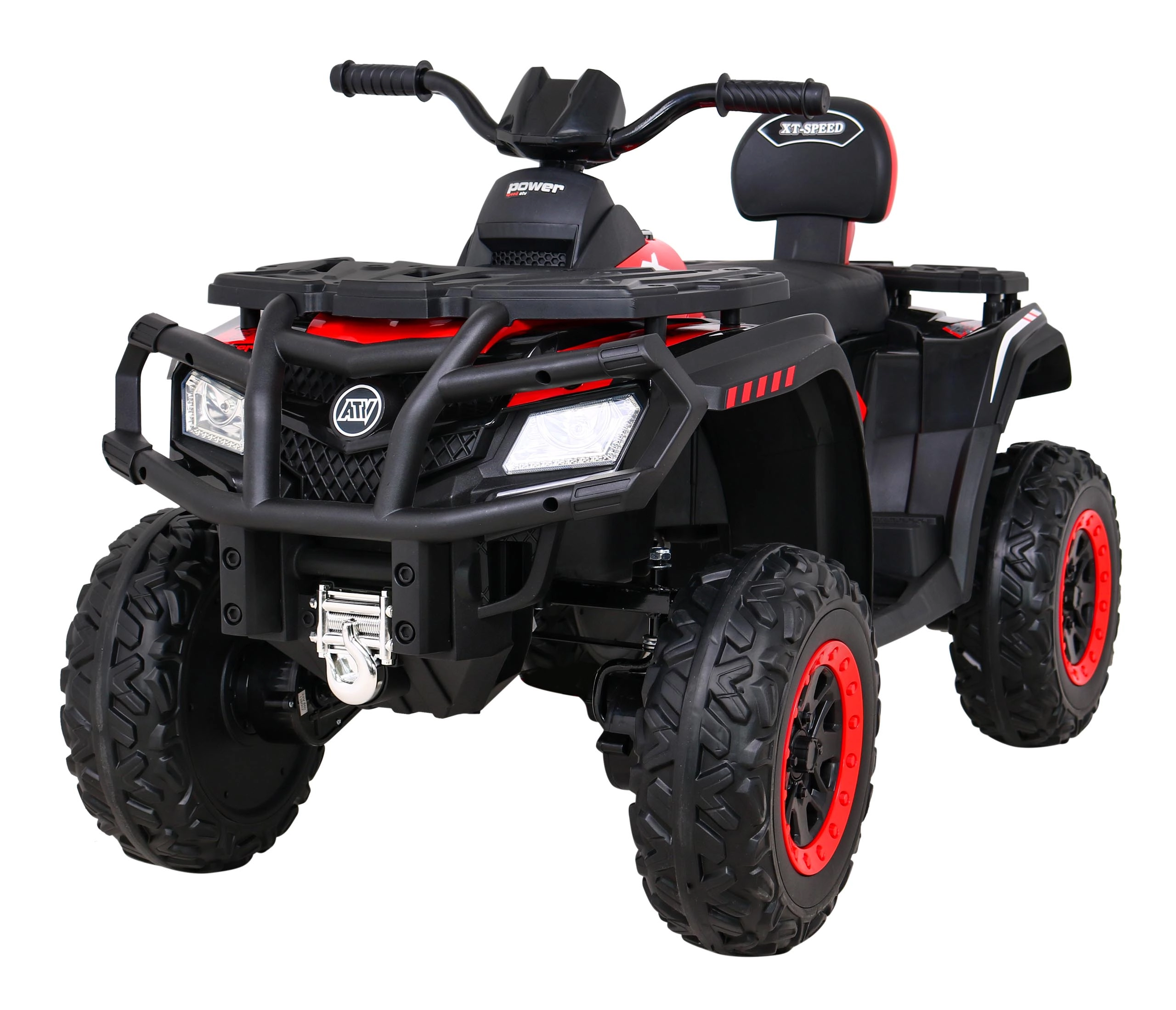 Levně Dětská elektrická čtyřkolka Quad XT-Speed červená