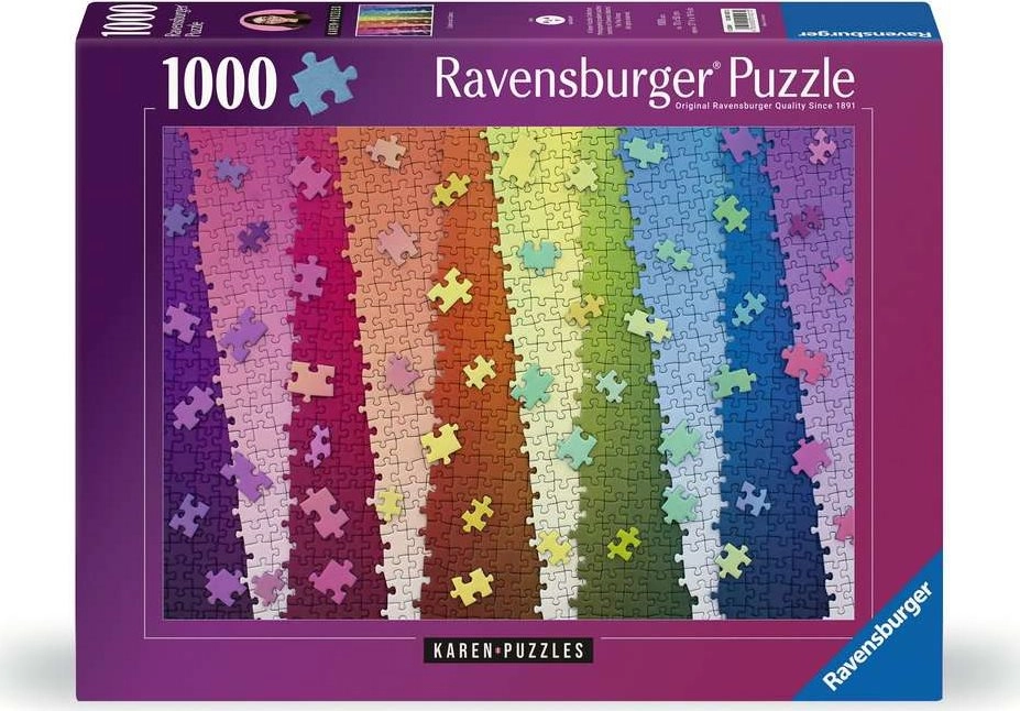 RAVENSBURGER Karen Colors on Colors 1000 dílků