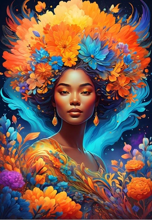 puzzle síla květin 1000 dílků