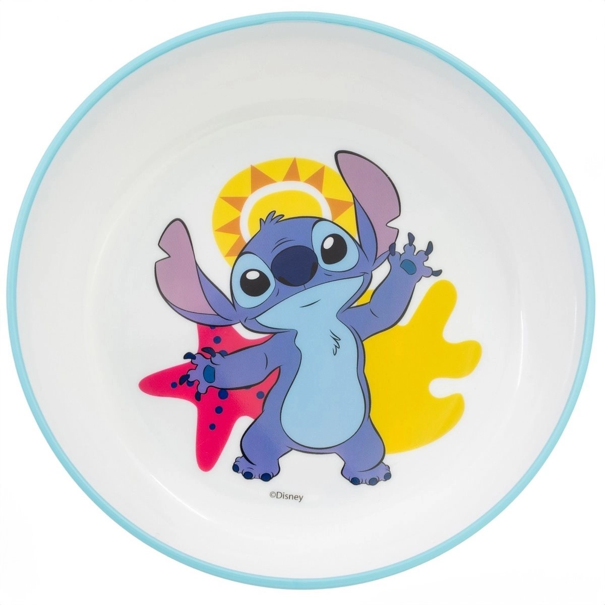 Dětská miska s protiskluzem DISNEY STITCH, bez BPA, do mikrovlnky
