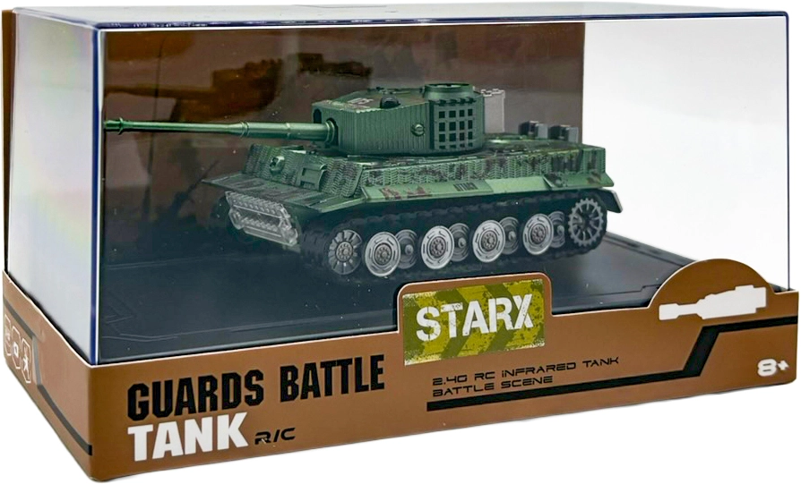 STARX 2,4 GHz RC tank zelený