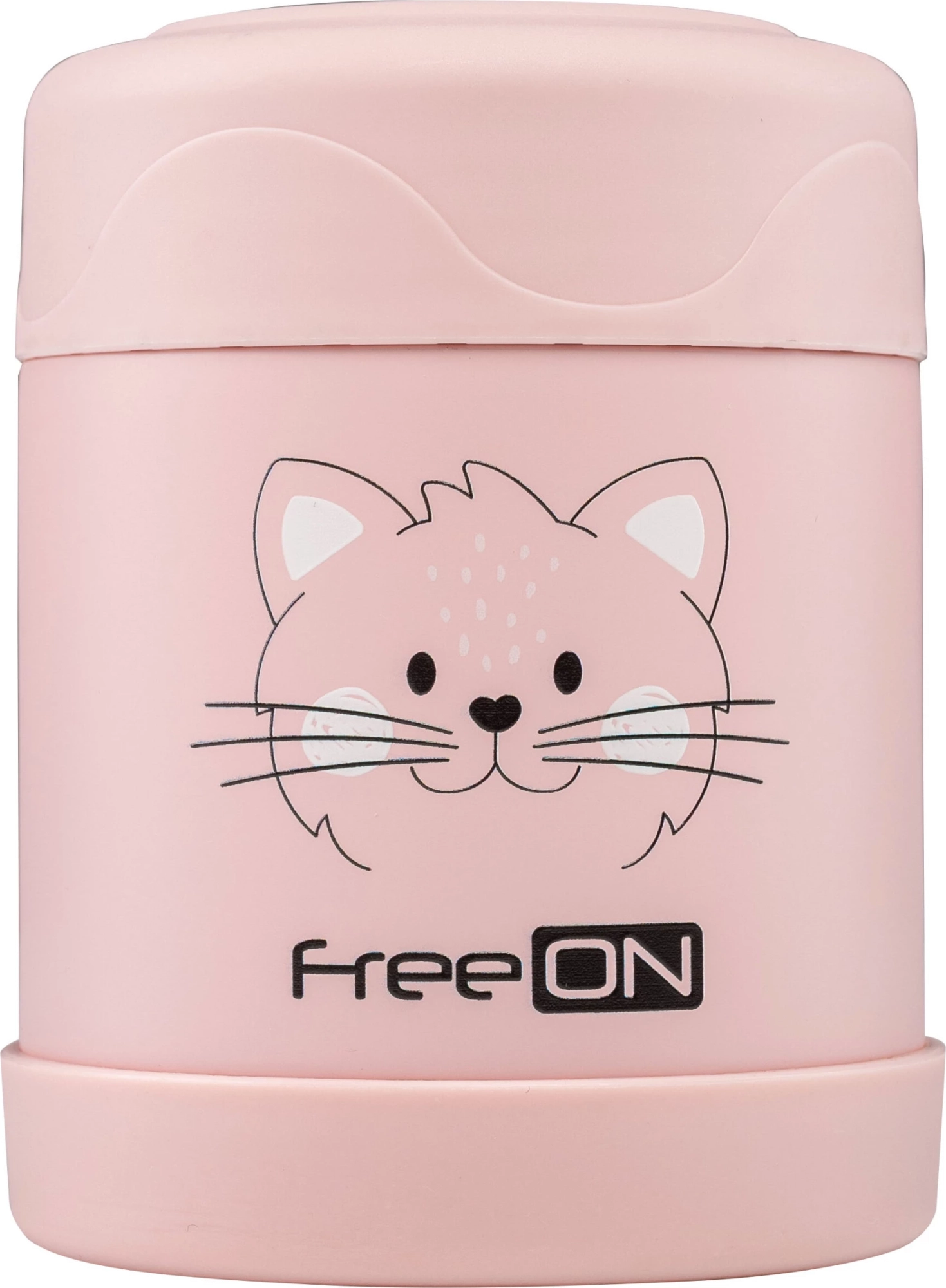 FreeON Termodóza na jídlo nerezová 350 ml - růžová