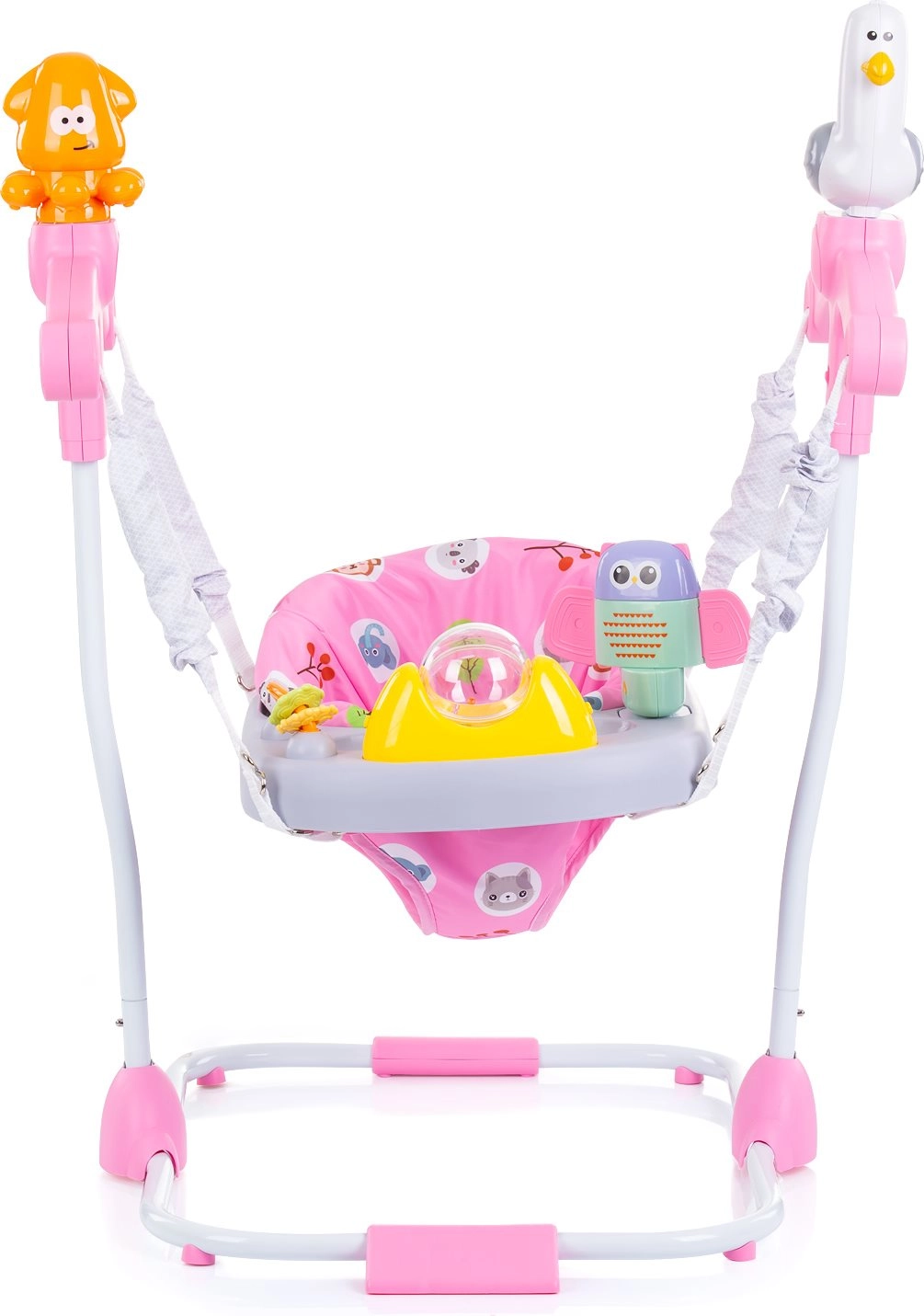 CHIPOLINO Dětské houpátko s herním centrem Macarena pink