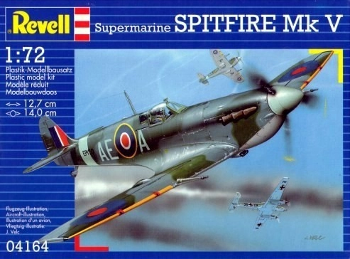 Revell Plastic ModelKit letadlo 04164 Spitfire Mk.V 1:72
