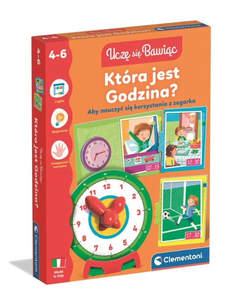 Levně Kolik je hodin? vzdělávací hra se skládankou a hodinami