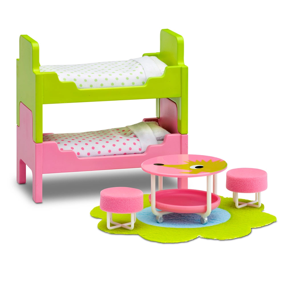Lundby sada nábytku do dětského pokoje pro domeček pro panenky