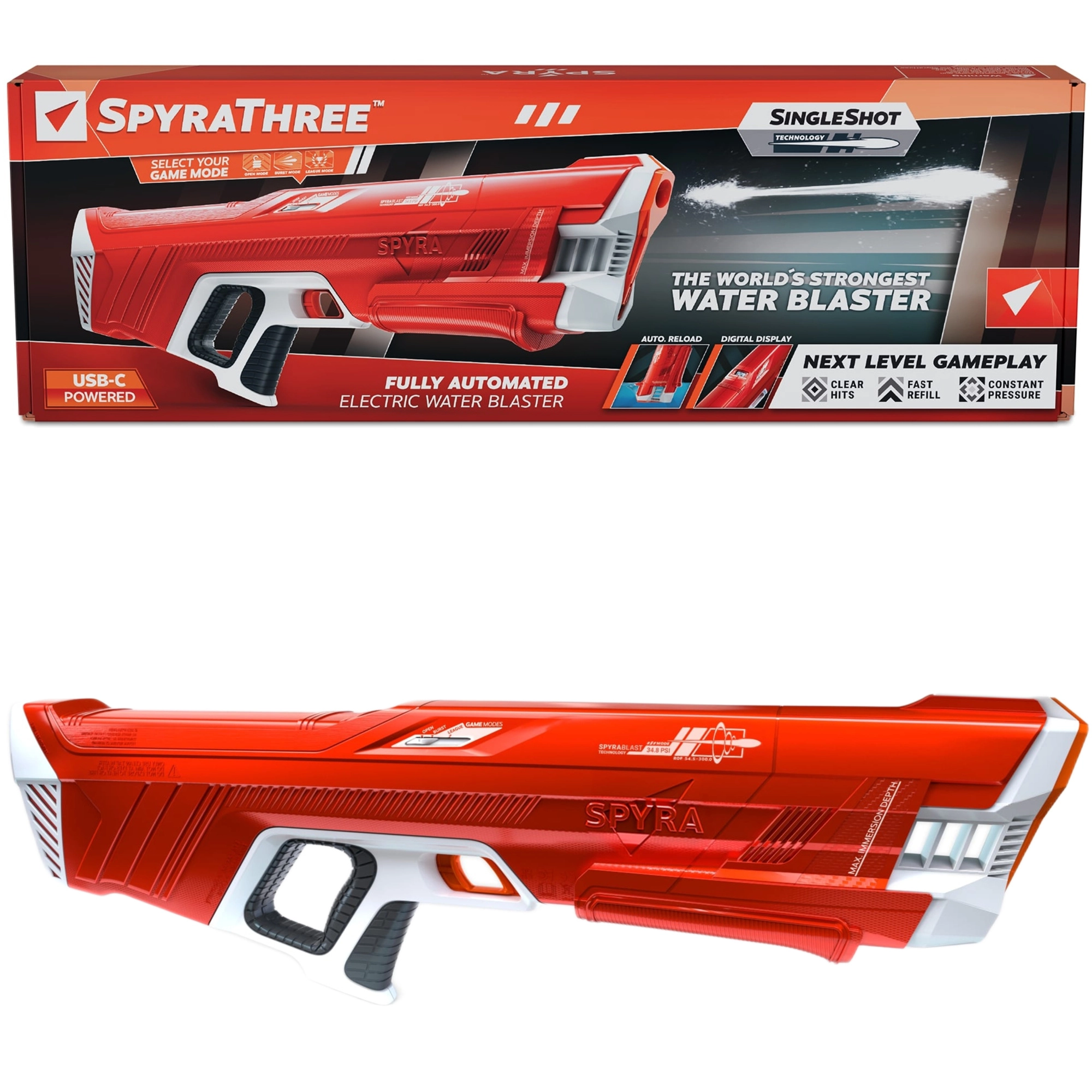 Spyra SpyraThree elektrický vodní blaster