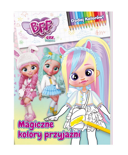 Magické barvy přátelství: Přidej barvy, část 1 – omalovánky BEST FRIENDS FOREVER