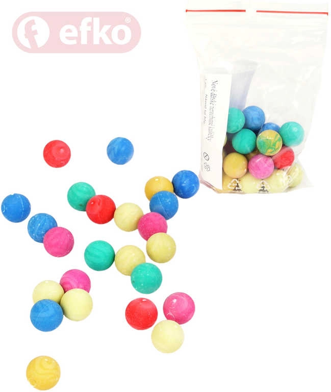 Efko Kuličky cvrnkací plastové nerozbitné 20ks