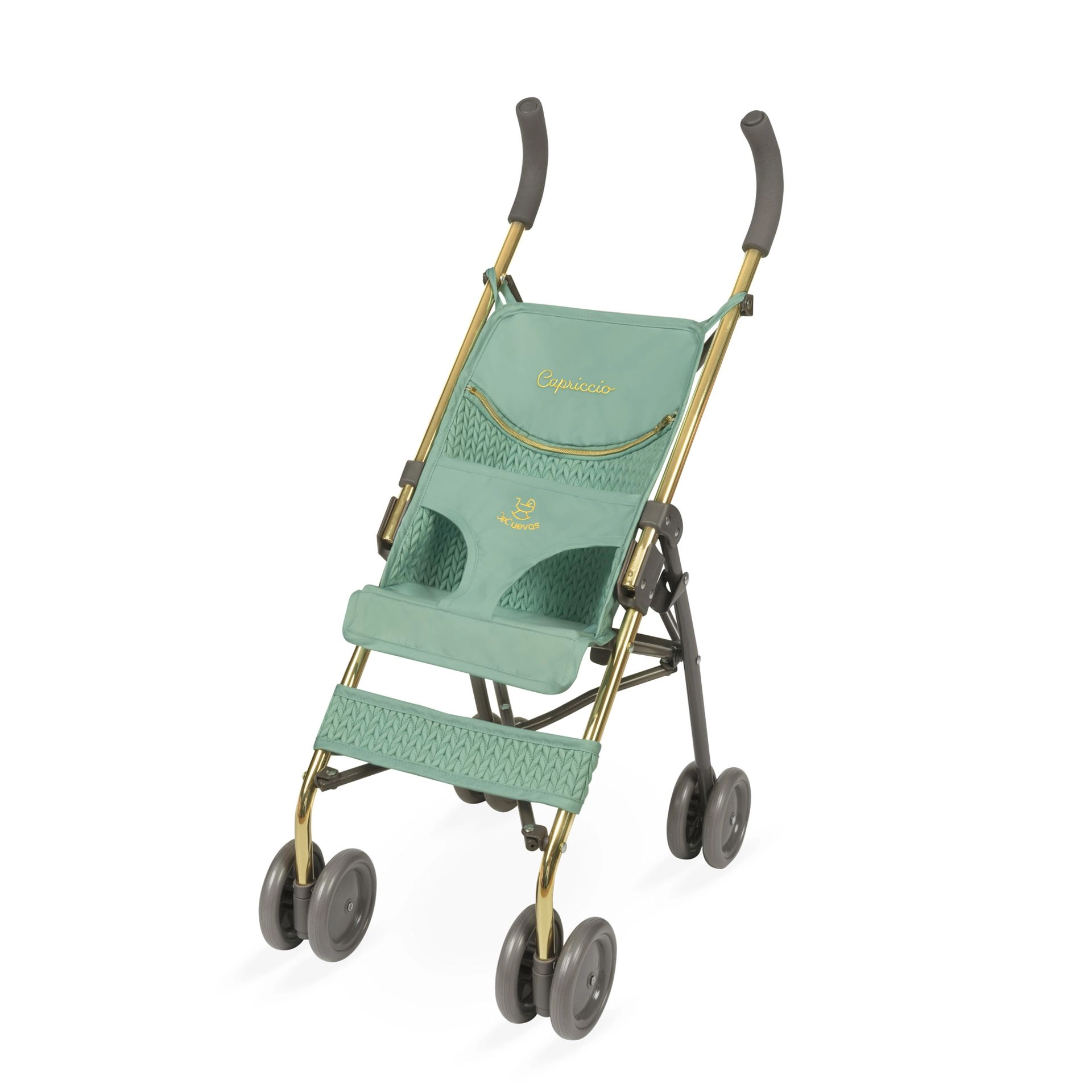 Skládací kočárek pro panenky golfové hole XL CAPRICCIO 75 cm