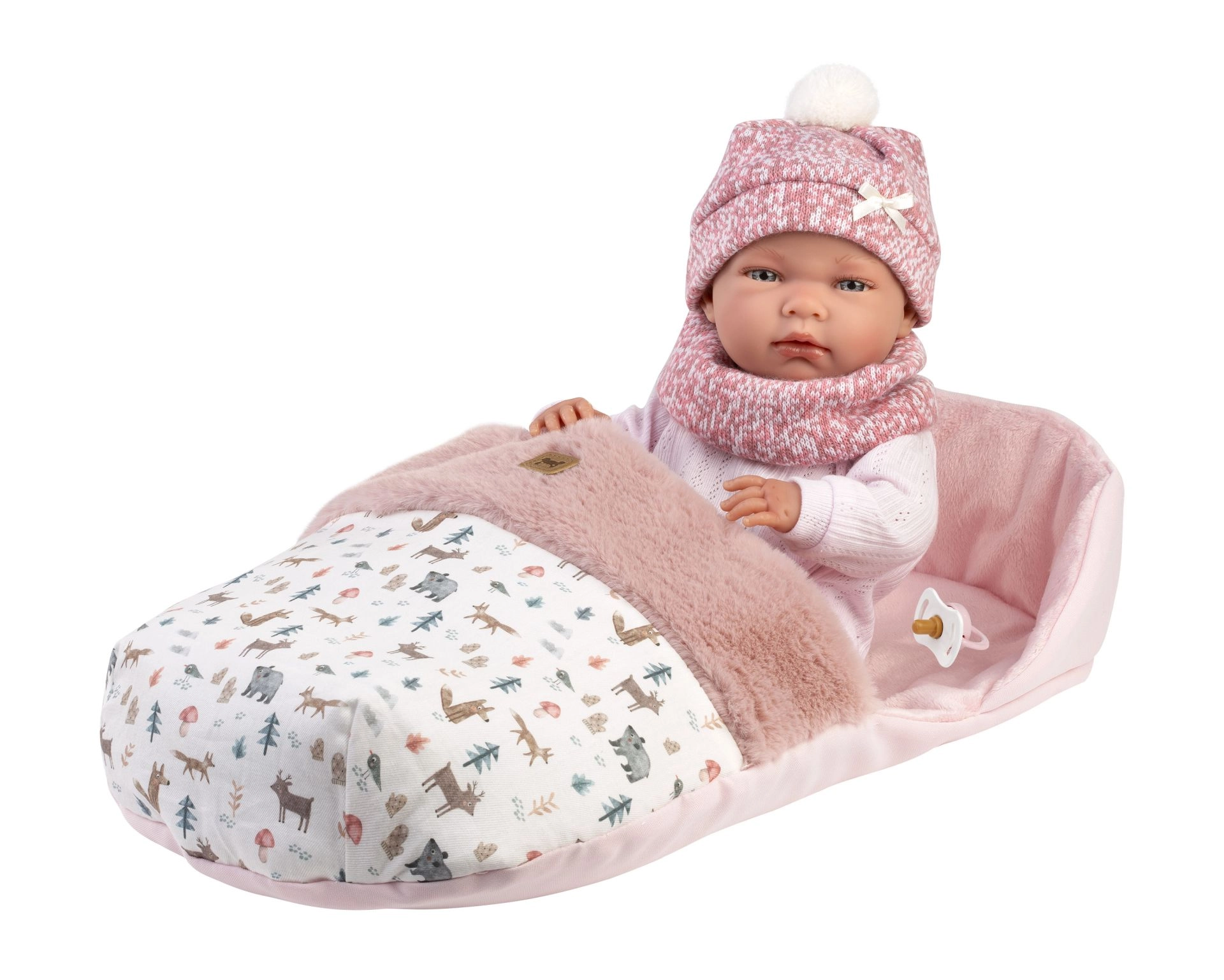 Llorens New born holčička realistická panenka miminko 40 cm
