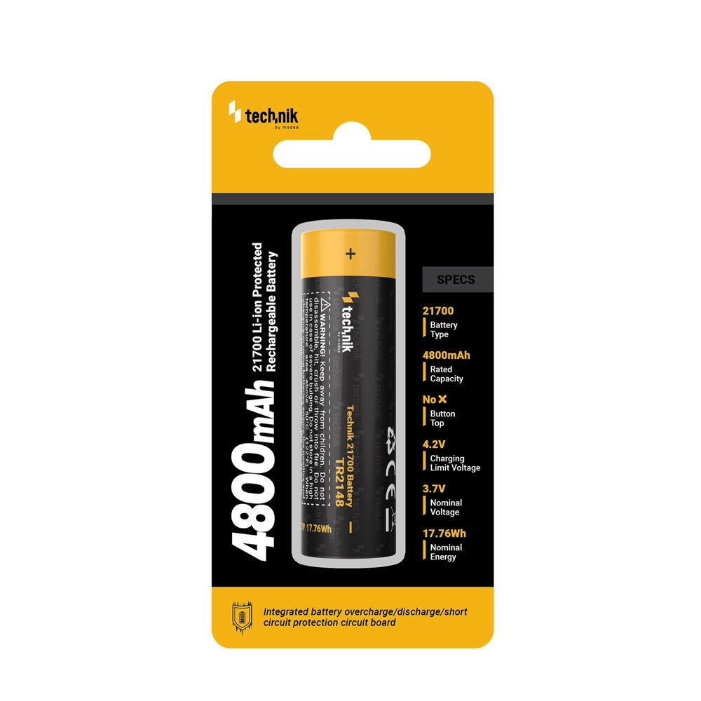 Technik TR2148 Nabíjecí Li-Ion baterie 21700 4800mAh 3,7V B1