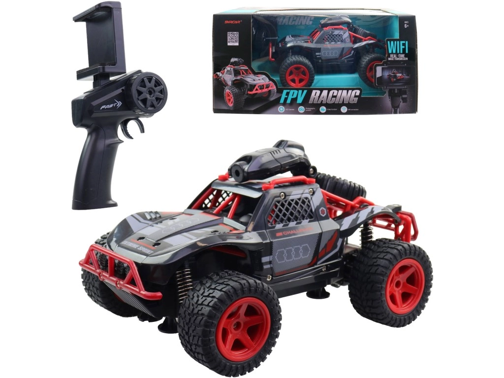 terénní rc auto s hd fpv kamerou a wifi ovládáním