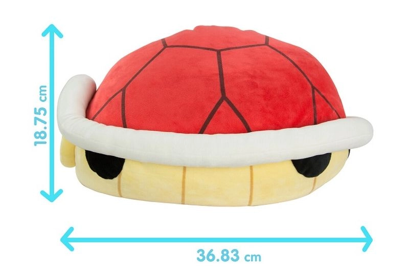 Tomy Mocchi Mocchi plyšák Mario Kart červená skořápka