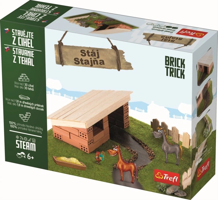 Levně Trefl Brick Trick Stáj