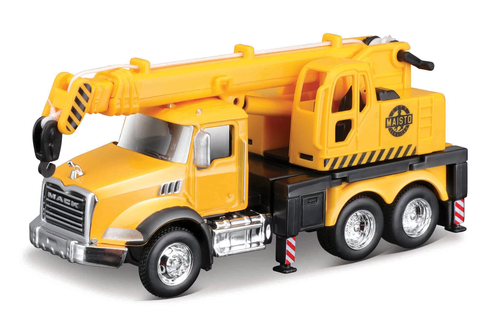 Maisto - Mack Granite trucks, jeřáb