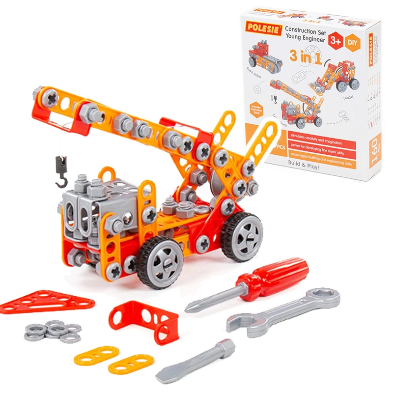 Konstrukční set Mladý inženýr 160 dílů