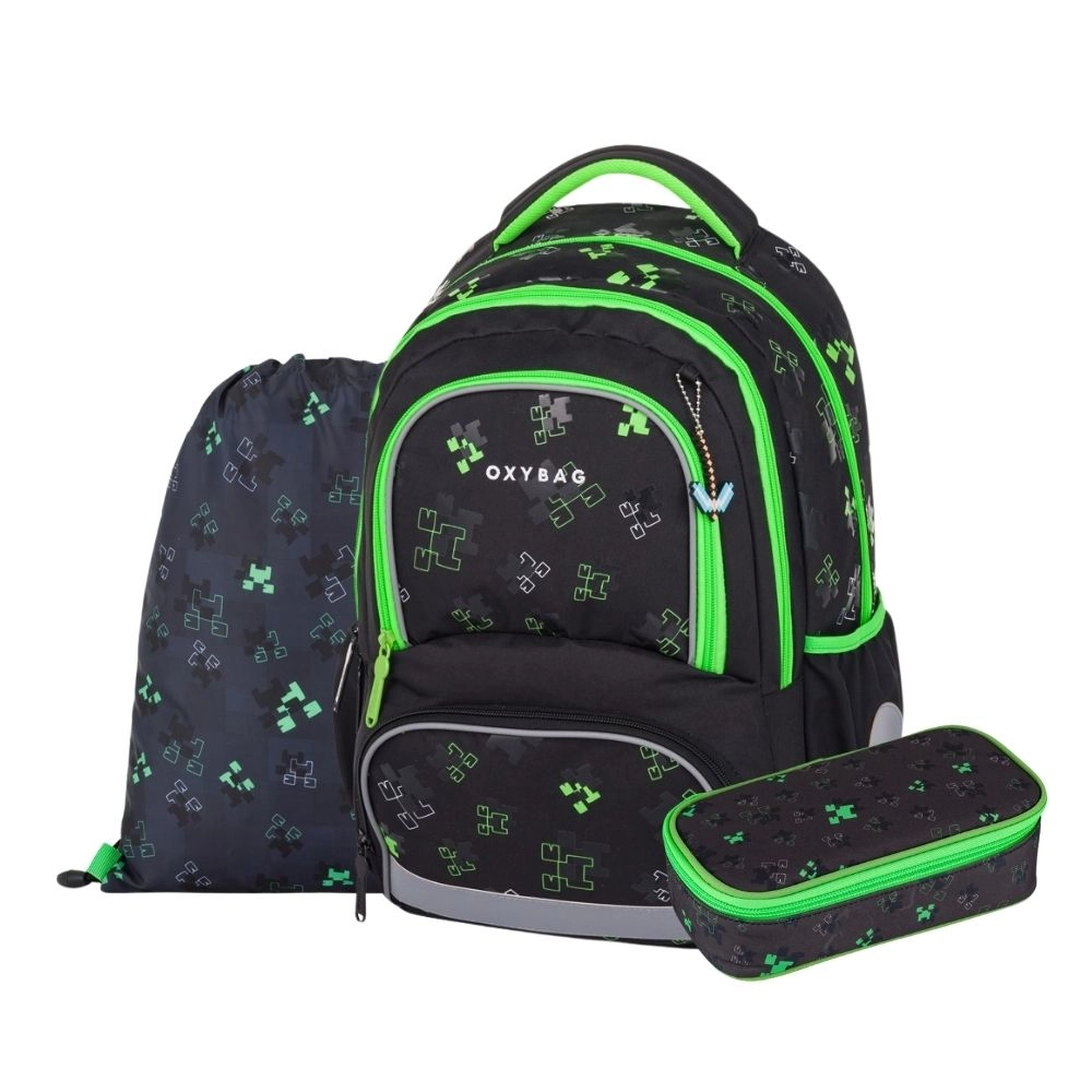 Školní set 3ks OXY NEXT Green cubes KARTONPP