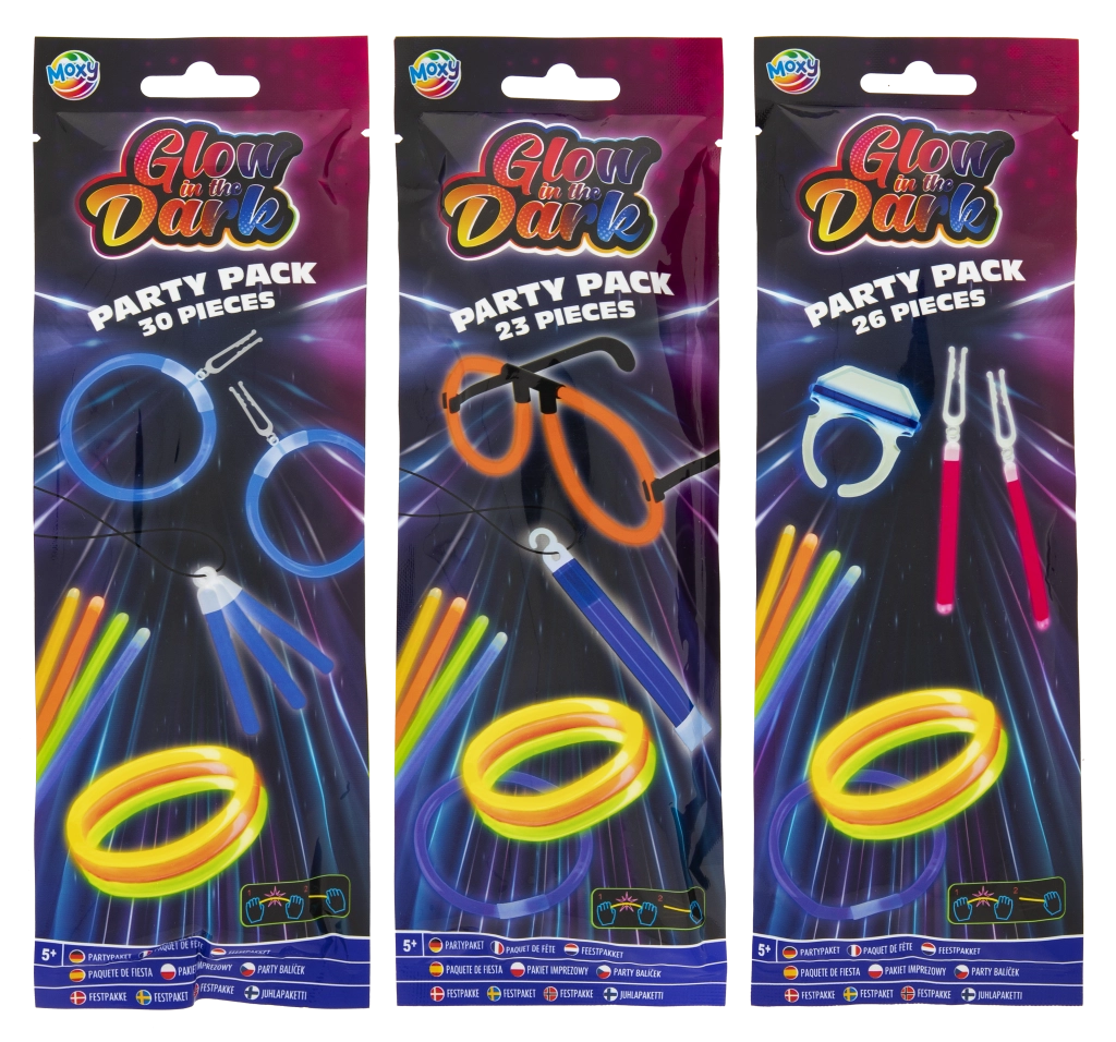Svítící fluorescenční party sada Glow Party Pack