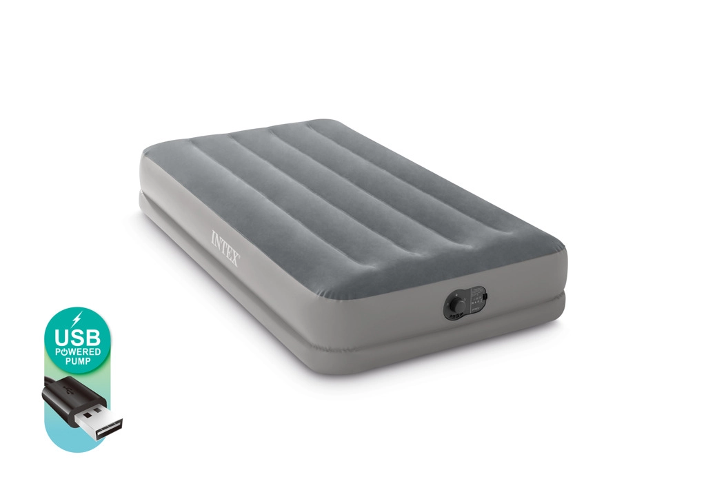 Nafukovací matrace INTEX s vestavěnou pumpou 191 × 99 × 30 cm