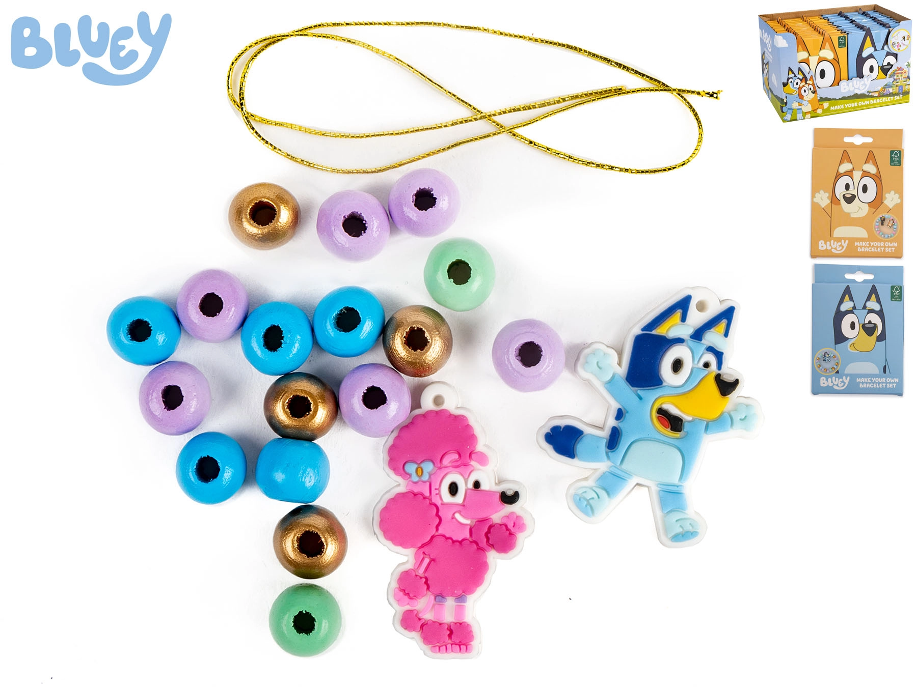 Bluey sada na výrobu náramků a náhrdelníků