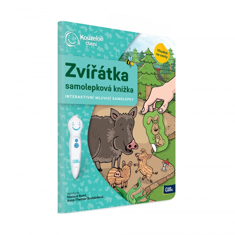 Kouzelné čtení - Samolepková knížka Zvířátka