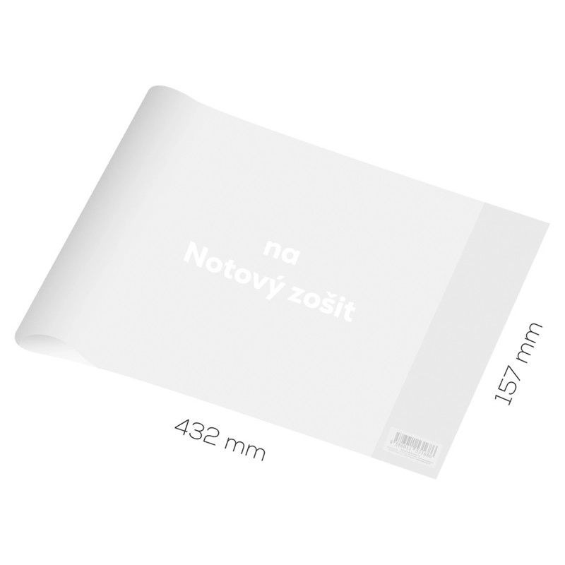 obal na notový sešit silný transparentní