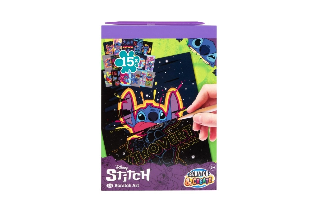 Kniha vyškrabávacích obrázků DISNEY STITCH A5