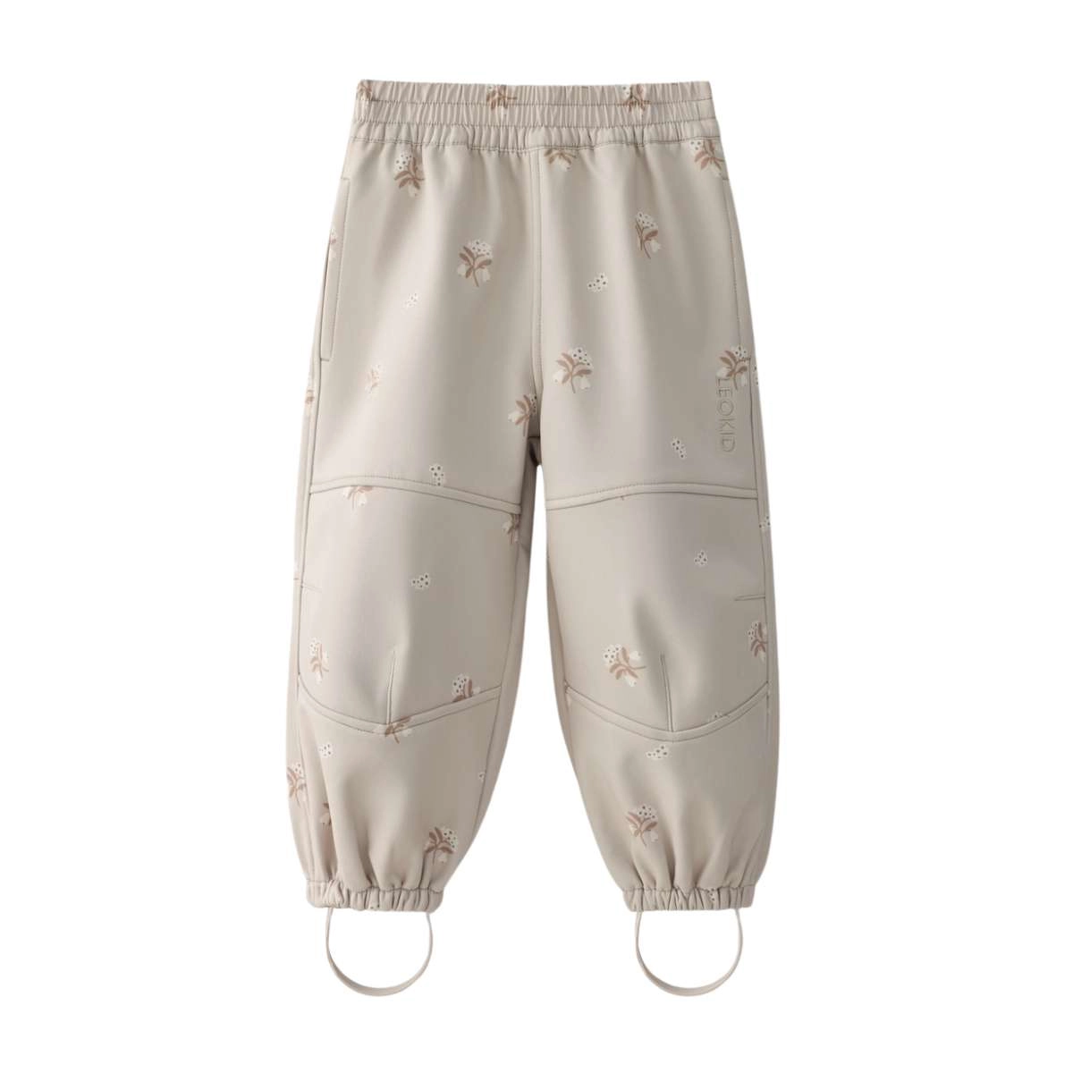 Leokid softshellové kalhoty vic silver cloud flower 98