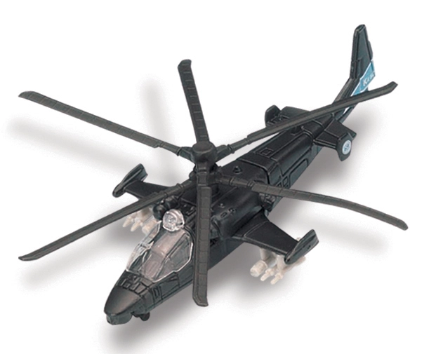 Maisto - Fresh Metal Tailwinds - letadla, KA-52 Alligator, matně černá