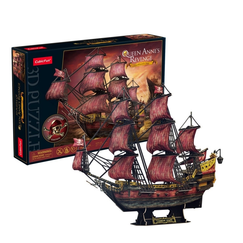 Levně 3D puzzle Queen Anne’s Revenge – 391 dílků