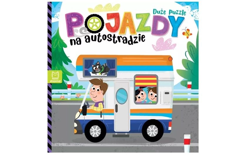 Pojazdy na dálnici – velké puzzle knížka