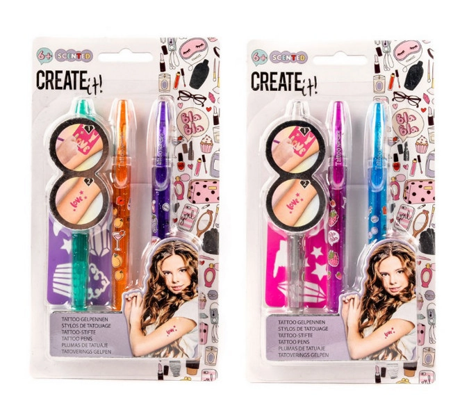 Create It! parfémované fixy na dočasné tetování