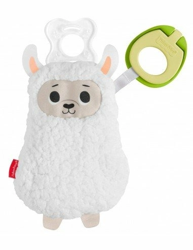 Levně Fisher-Price plyšový klip na dudlík – vydra nebo lama