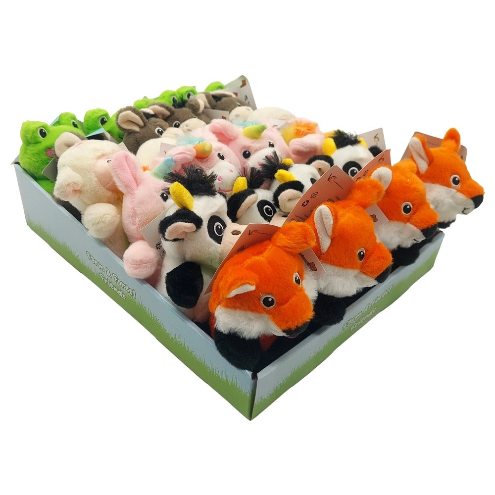 Levně Plyšová zvířátka z lesa a farmy 15 cm (6 druhů)