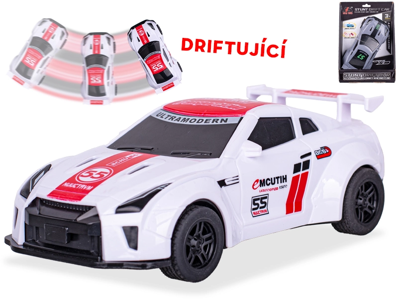 Driftovací auto na setrvačník 16 cm