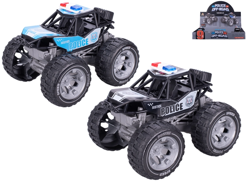 Policejní auto se setrvačníkem 13 cm