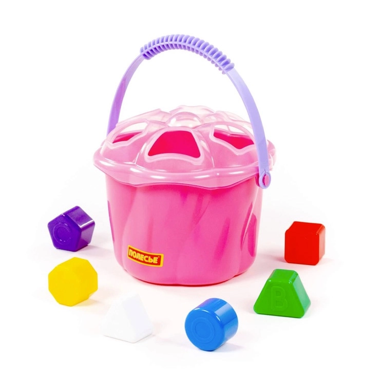 vkládací kyblík surprise – edukační hračka pro děti od 1 roku