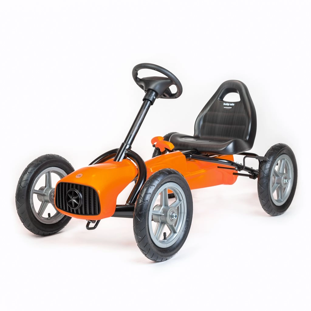 Šlapací motokára Baby Mix Buggy oranžová