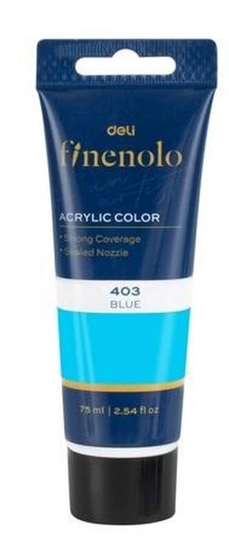 Akrylová barva 75ml Světle modrá KARTONPP
