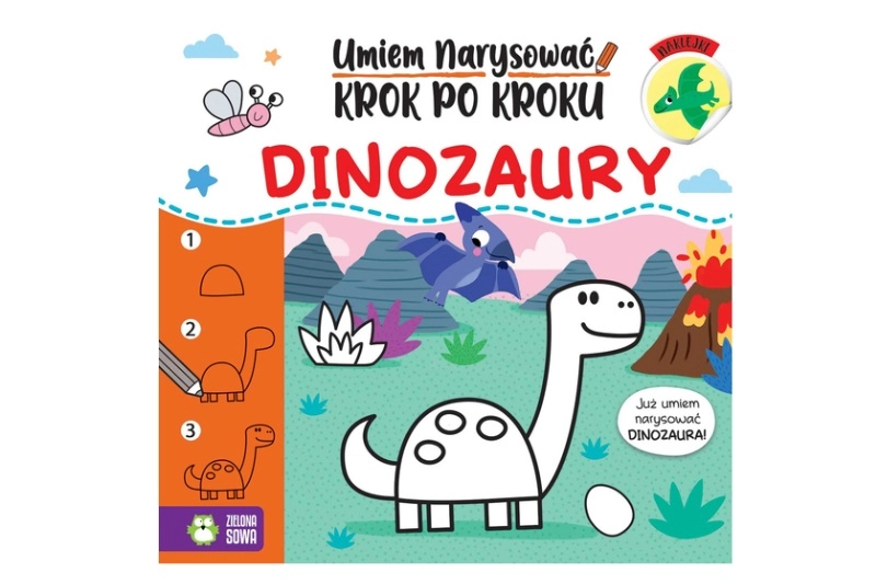 Umiem narysować krok po kroku: Dinozaury