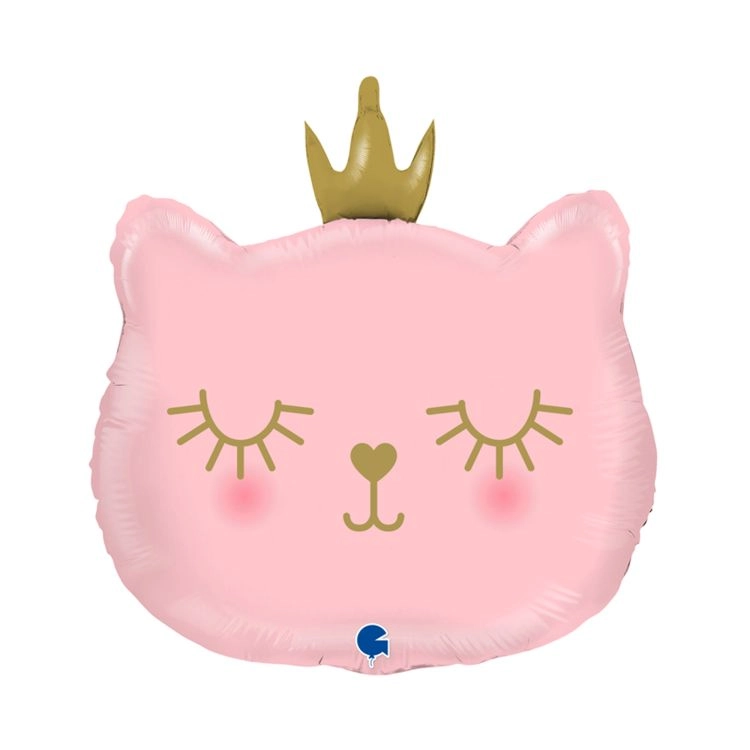 Balónek fóliový Kočka s korunkou Albi