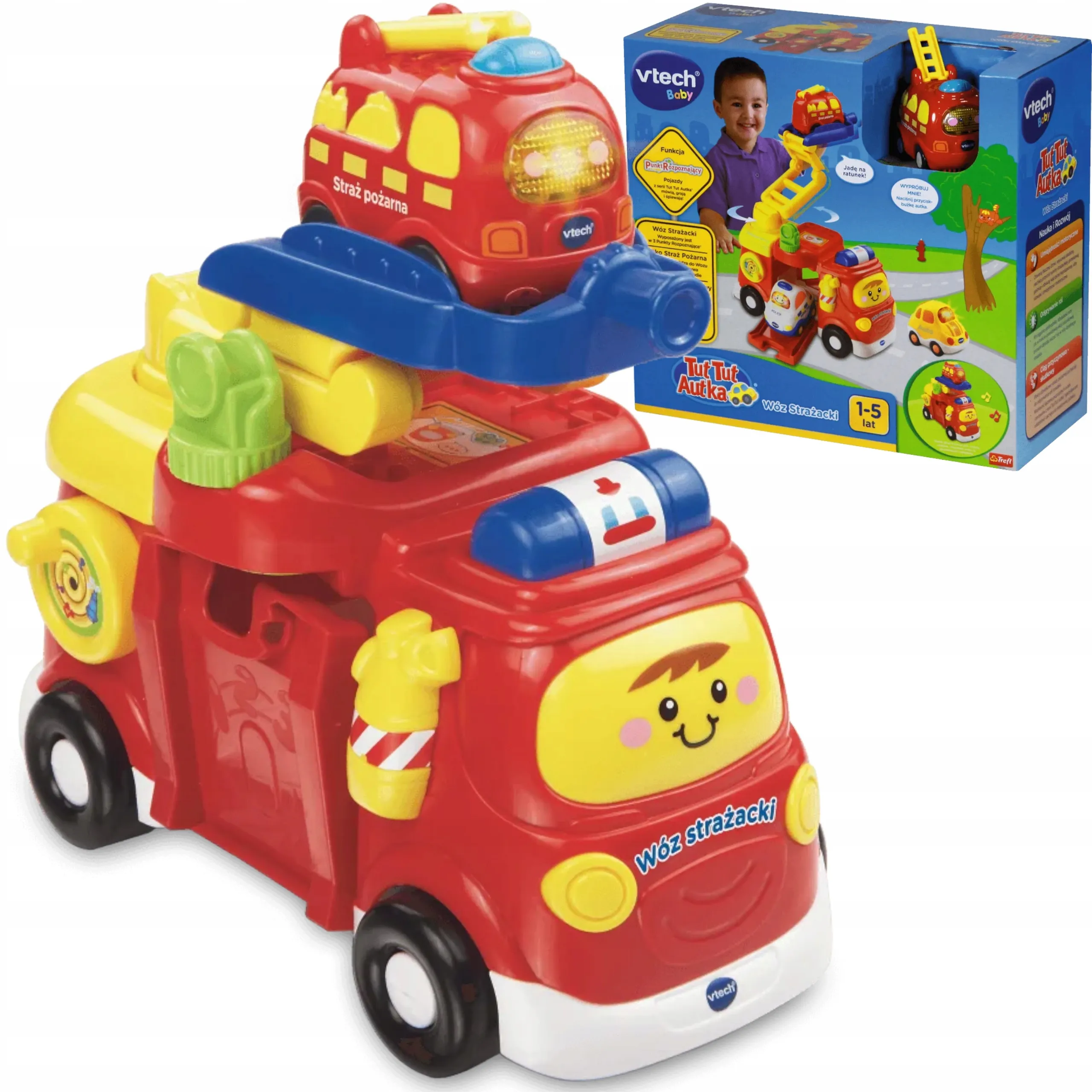 Interaktivní hasičský vůz TUT TUT AUTÍČKA od VTECH BABY