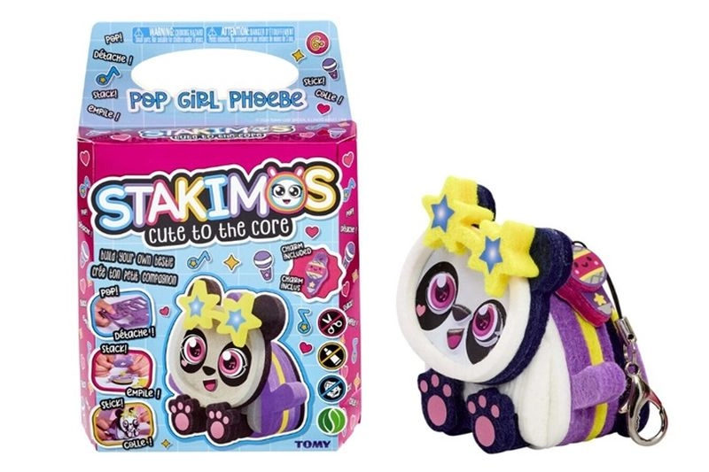 TOMY Stakimos Pop Girl Phoebe – kreativní sada na skládání figurky