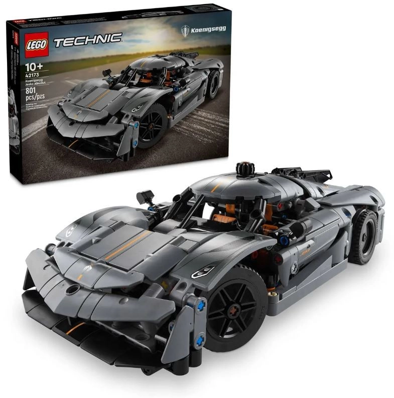 Levně LEGO® Technic 42173 Šedé hyperauto Koenigsegg Jesko Absolut