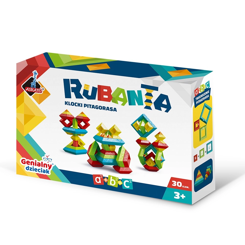 Kostky Pythagoras Rubanta 30 dílků