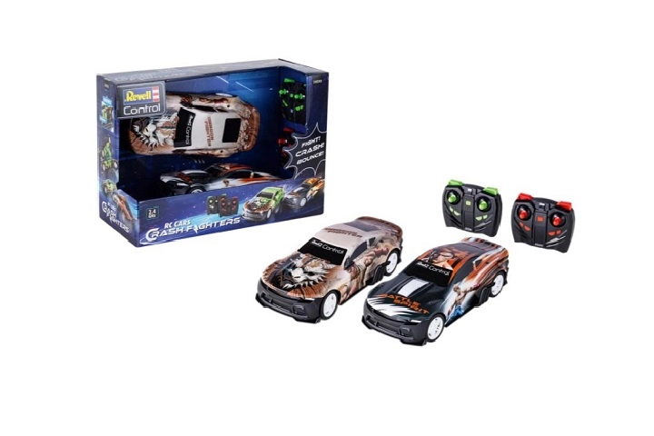 Revell RC Cars crash fighter – sada 2 dálkově ovládaných aut pro souboje