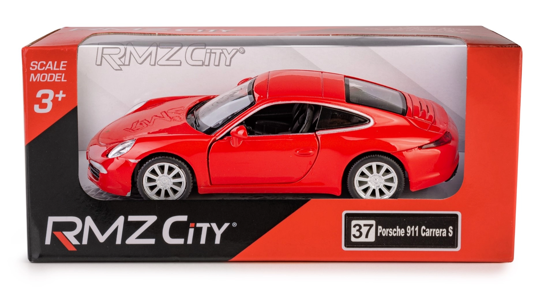 Kovový model auta PORSCHE 911 Carrera S 1:32 s pull-back pohonem