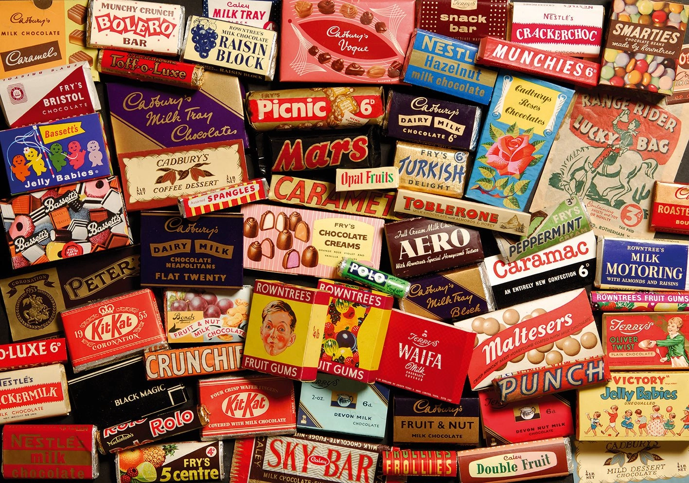 gibsons puzzle sladké vzpomínky 50. léta 500 dílků