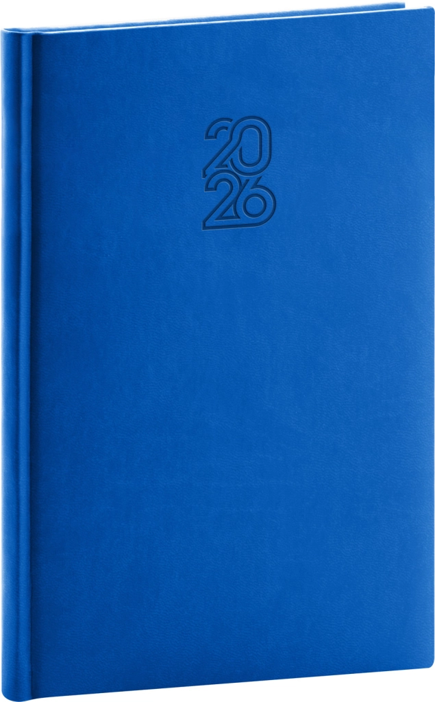 NOTIQUE Týdenní diář Aprint 2026, modrý, 15 x 21 cm Presco Group